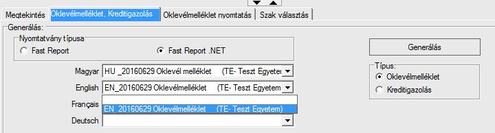 .1. Oklevélmelléklet HU nyelvű nyomtatvány szerkesztése A nyomtatvány egyes részeinek fontos tudnivalói összeszedve a következők: Másodlat Logó 1.4. hallgatói azonosító szám 2.3.