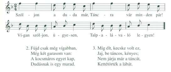 lépnek be a szólamok? 1. 2. 3.