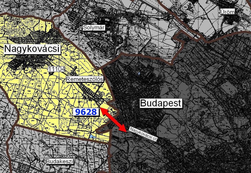 Nagykovácsi belterületi úthálózatának forgalomtechnikai felülvizsgálata Tanulmányterv 1.
