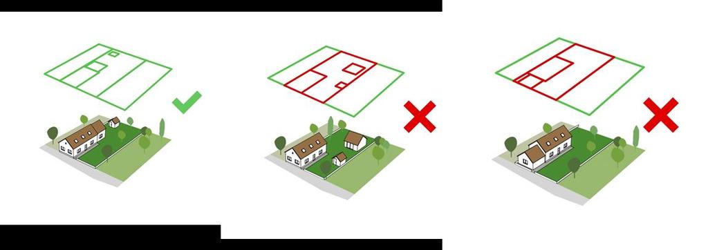 épület. Az emeletes épületek építése a településrészen kerülendő. Anyaghasználat és homlokzatképzés: Az épületek természetes anyagok felhasználásával készüljenek.