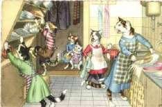 Cat painters, hum our.