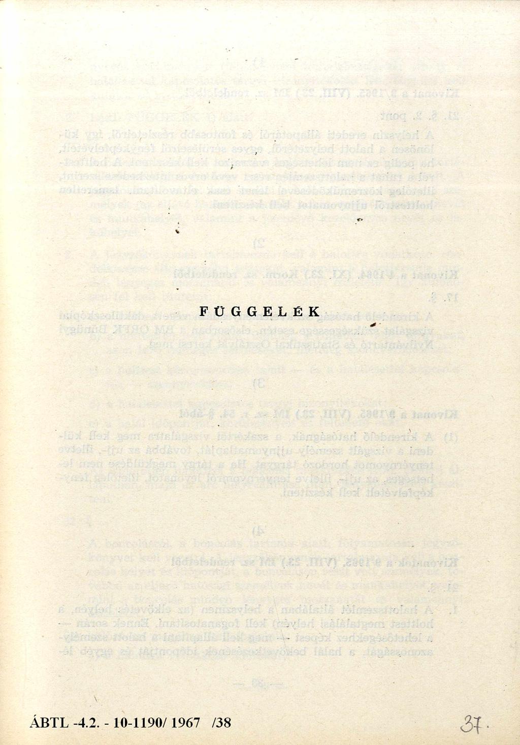 F Ü G G E L É K Á B T L