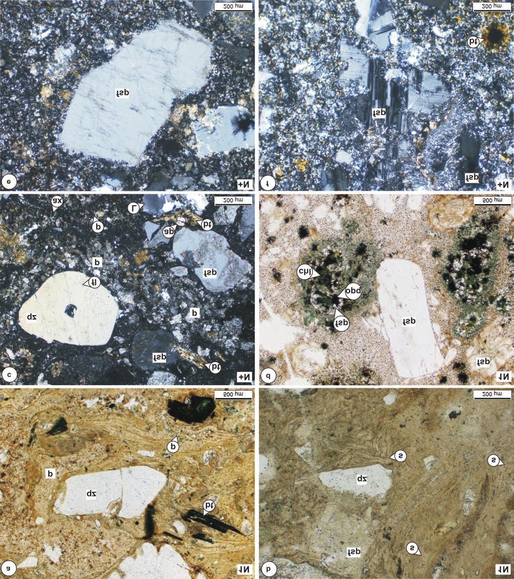 374 SZEMERÉDI M. et al.: A Gyűrűfűi Riolit Formáció kőzettani vizsgálatának eredményei a Villányi-hegység északi előterében 8. ábra.