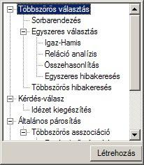 3.4.5. Tesztfeladatok szerkesztése Az SDT-ben létrehozható tesztfeladatok segítségével egyszerű ellenőrzési és gyakorlási lépések adhatóak a tananyag feldolgozásához.