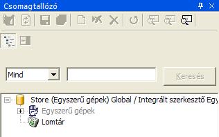 4. lépés Kattintsunk a Global munkafolyamatra a Csomaglista ablakban!