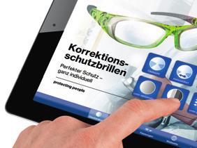 uvex RX App Virtuális kísérő a korrekciós védőszemüvegek világában A termékek optimális kiválasztása kényelmesen, ipad-en keresztül.
