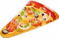 185x126x28 cm, vagy Pizzaszelet - méret (felfújva): kb. 170x127x27 cm, vagy Görögdinnye - méret (felfújva): kb.