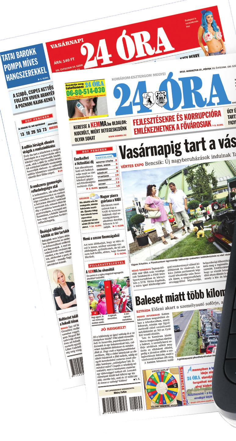 vasárnapi KEMMA Friss információk a hét minden napján
