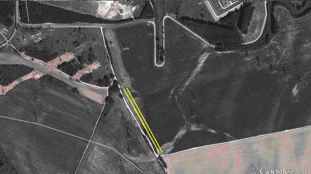 Lévai Projekt 13.7-85. ábra Mintavételi helyek az Atomerőmű közelében lévő lucernatáblán és szegélyében. 7.