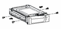 AVC777W v.1.1 49 Rögzítse a HDD-t a keretbe. Ehhez használja a készülékhez biztosított csavarokat és feszítse meg őket, rögzítse a helyén a HDD-t. Csúsztassa rá a keret fedőlemezét.