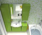 Továbbá ajánljuk a kombiwc (62 cm) vagy a függesztett Tigo WC (49 cm) elhelyezését, amely fölé sekély mélységű