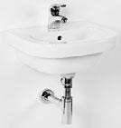 kézmosó 45 cm L B A H C D 50 cm 500 410 190 180 50 180 55 cm 550 420 195 190 50 280 60 cm 600 450 195 190 50 280 65 cm 650 480 195 190 50 280 Termék száma Termékleírás yyy: 104 109 134 139 fehér