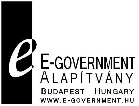 E-GOVERNMENT TANULMÁNYOK XLIII.