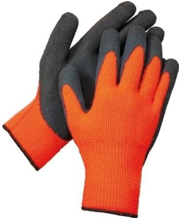 WinterGrip krepp latex Mártott Nitrit Elasztikuskesztyű AquaGrip érzékeny