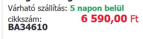 Használja a szűrőt.