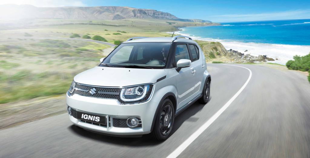A VILÁG ÚJ SZEMSZÖGBŐL Az Ignis olyan ultrakompakt SUV, amely egyesíti az egyszerű, stílusos megjelenést a sokoldalú használhatósággal.