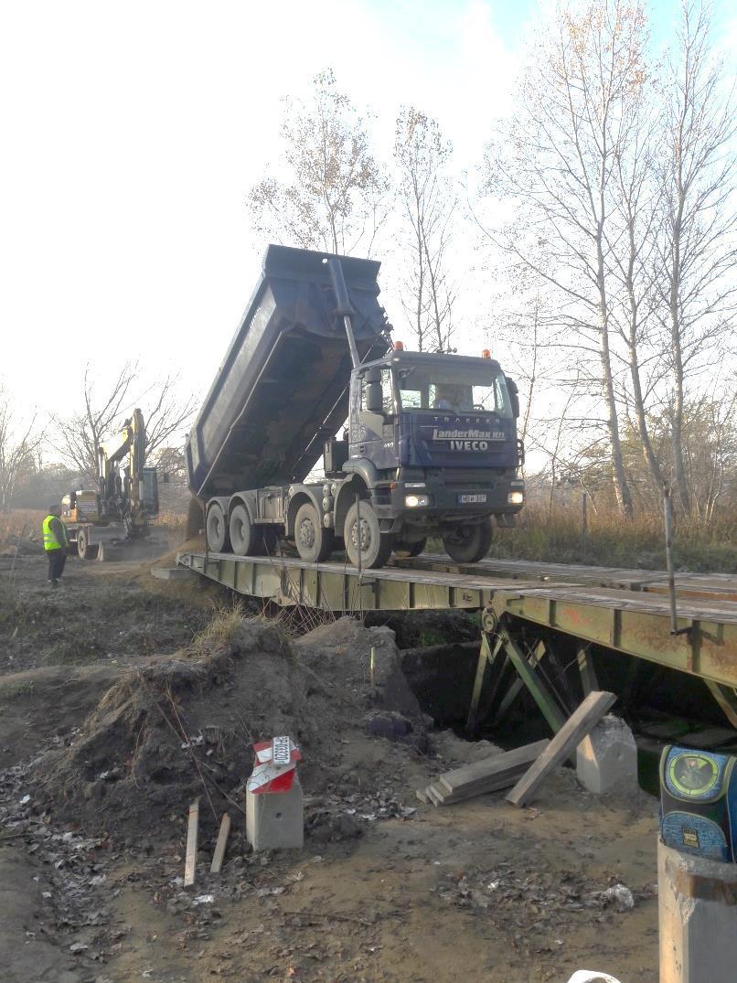 TMM-3 nehéz hídrakó készlet Sződliget M2 autóút