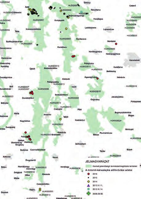 A dolomit-kéneslepke újbóli megtelepedése a Kiskunságban 827 ANYAG ÉS MÓDSZER A dolomit-kéneslepke nemzedékei átfedik egymást, ezért szinte a teljes vegetációs periódusban észlelhetők imágók.