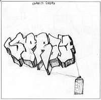 Graffiti spray (1, W,