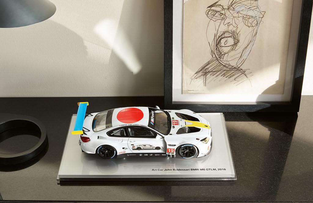 BMW M6 GTLM Art Car John Baldessari miniatűr A 19.