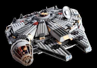 Valószínűleg az alap belső váz áll a legközelebb az előző 10179 Millennium Falcon-hoz.