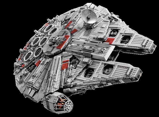 V: Először is, ez a Star Wars filmek legikonikusabb és legnépszerűbb űrhajója. Éppen ezért a LEGO Millennium Falcon alakjának számos változata volt.