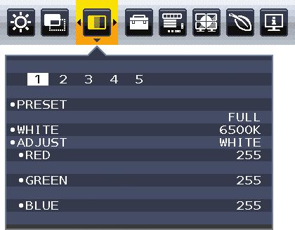 A PICTURE MODE (KÉP ÜZEMMÓD) használata A Picture Mode (kép üzemmód) kiválasztása úgy, hogy az a megjelenített tartalom típusának leginkább megfelelő legyen.