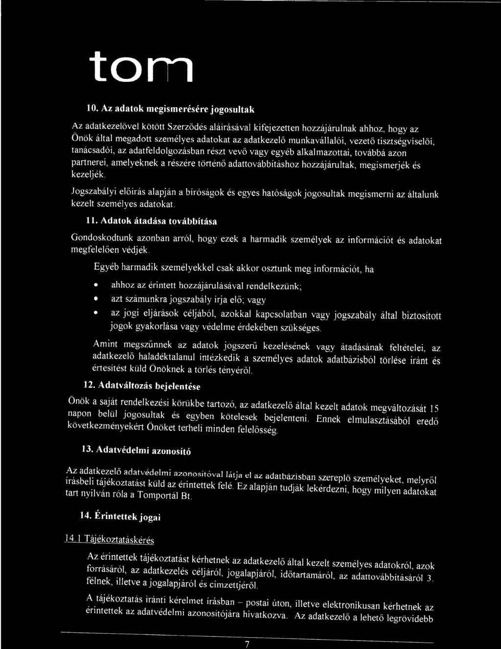 7 tom 10.