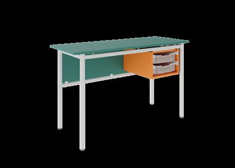 07.1 NEVELŐI ASZTALOK Nevelői asztalaink 18 mm vastag laminált bútorlapból készülnek azonos színű 2 mm vastag műanyag