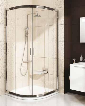 Negyedköríves zuhanykabinok újdonság 130 900,-tól 143 700,-tól BLCP4 - négyrészes, elcsúsztatható BLCP4 Sabina - négyrészes, negyedköríves, Tér- és költséghatékony megoldás.