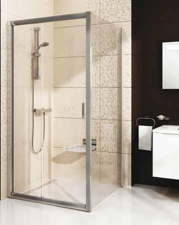 Blix Felhasználási lehetőségek: zuhanyajtó fix oldalfal zuhanysarok BLDP2 zuhanyajtó és BLPS fix oldalfal kombinálásával tetszőleges alapméretű zuhanysarok