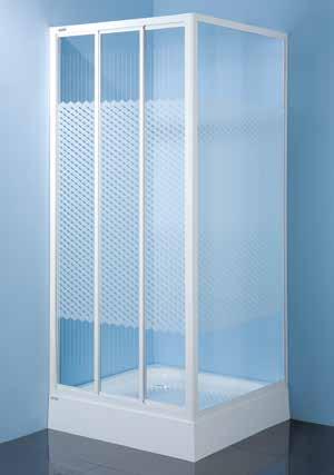 Szögletes zuhanykabinok fotón látható: KN/DJ-c 90 bi P kabin plexi (poliészter) betéttel kabin, Classic tálcával KN/DTR-c zuhanykabin (tolóajtós) Zuhanykabin Szabályozási tart.