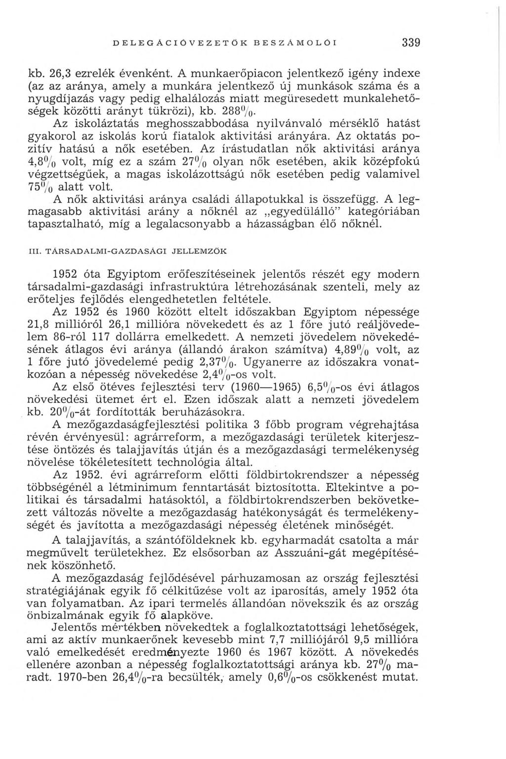 339 kb. 26,3 ezrelék évenként.
