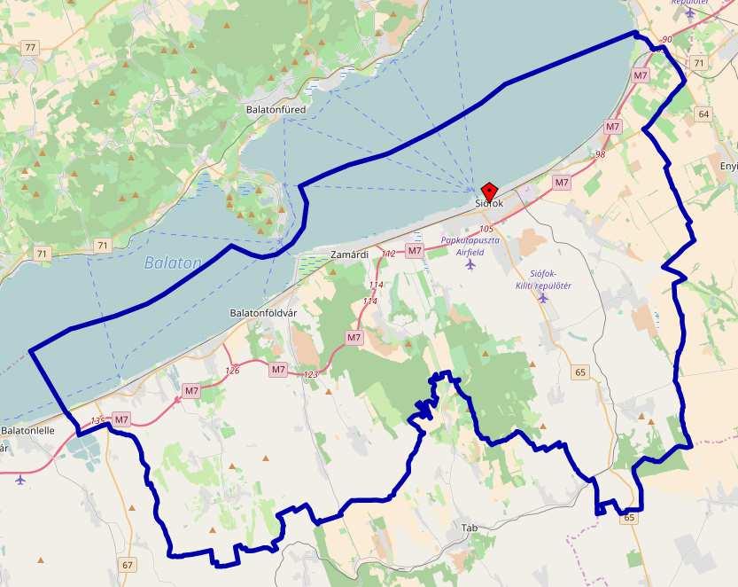 Balatonvilágos A siófoki járást 24 település alkotja, a járás székhelye, valamint legnépesebb települése (több mint 25 ezer fővel) Siófok, ennek megfelelően az összes járási hatókörű igazgatási,