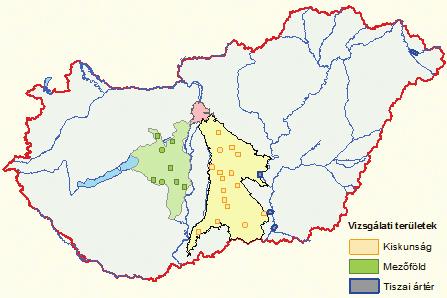 40 RS & GIS mentén kialakított kutatóterületi hálózat öszszesen 28 db 5 x 5 km-es mintaterületéről származó kutatási adatok meta-adatbázisából (Rédei és mtsi. 2008, 2011) áll.