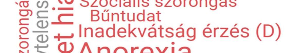 Szignifikánsan alacsonyabb értéket vett fel mindkét csoport a Szeparációs szorongás dimenzióban.