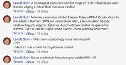 TOVÁBBI ANTISZEMITA GYÛLÖLETCSELEKMÉNYEK A Tett és Védelem Alapítvány monitoringtevékenysége során 2017 novemberében három olyan esetet azonosított, amely nem képezi részét a statisztikának, mivel
