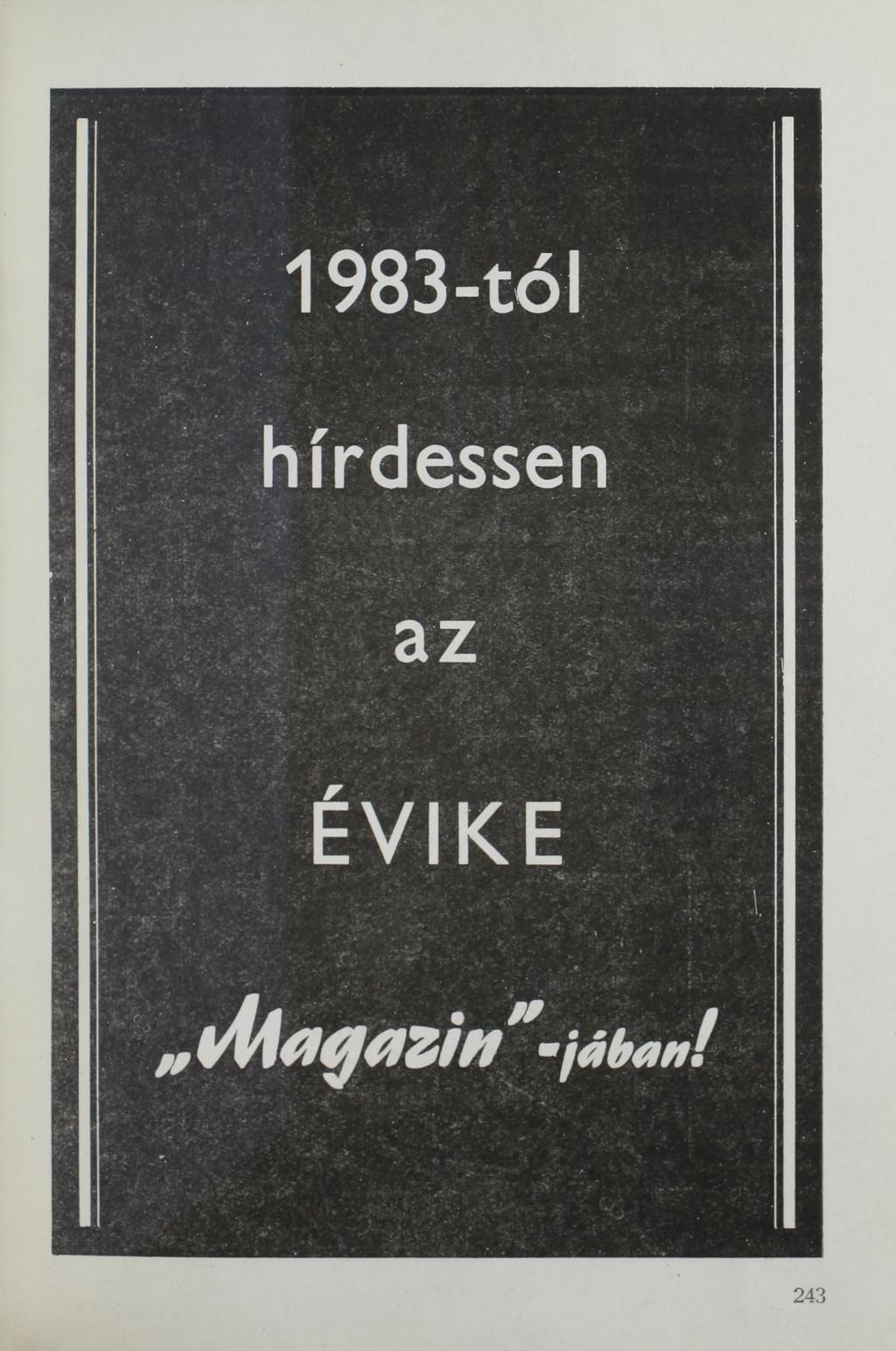 1983-tól