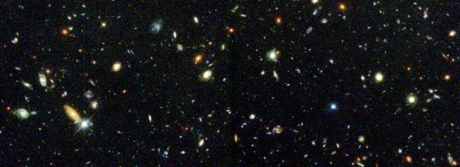 Mélyég-objektumok: viszonylag sok galaxis (pl.