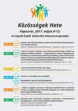Minderről mesélnek: dr. Molnár Marcell és Hartner Rudolf Találkozás: a Tourinform iroda előtt, 7400 Kaposvár, Fő u. 8. Információ: Tourinform iroda, 7400 Kaposvár, Fő u. 8., 82/512-921, kaposvar@tourinform.