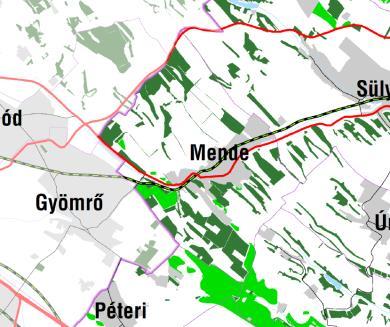 21 A megyei térségi övezetek (rendelettel