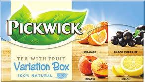 Penny 4-féle 40 g Pickwick tea zöld tea