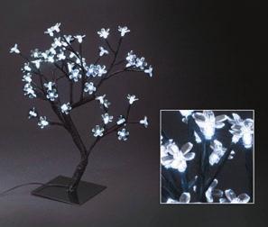 fehér LED mérete: 40 cm 3 AA elemmel
