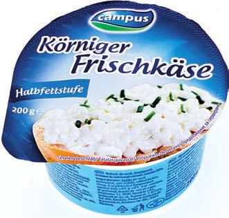 Campus szemcsés friss sajt