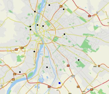 3. táblázat: A tervezett címek rakodási idő adatai percben és azok variációi azonosító átlagos rakodás elnagyolt közelítő pontos A001 18 20 22 25 A002 18 25 30 35 A003 18 19 19 20 A004 18 17 16 15