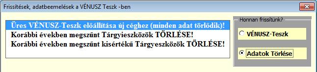 A kijelölt sort felülírhatjuk, beszúrhatunk elé vagy utána. 6.2.