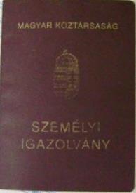 érvényes személyi igazolvány, az Európai Unió más tagállama által