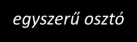 Önköltségszámítás Hagyományos kalkuláció készítésekor a közvetett költségek kalkulációs egységekre történő szétosztása többféle módszerrel lehetséges: egyszerű osztó (homogén) egyenértékszámos osztó