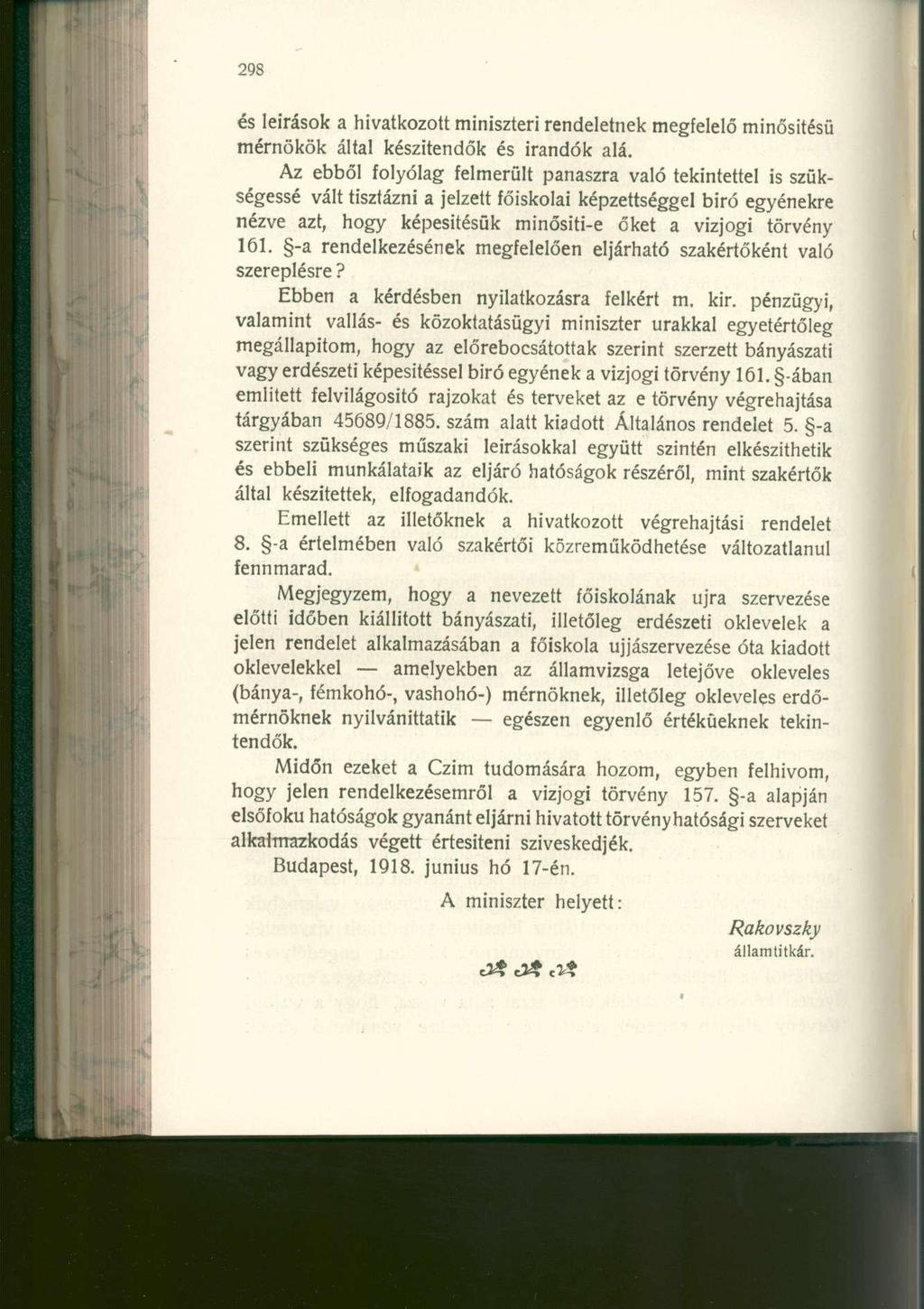 és leíráso k a hivatkozot t miniszter i rendeletnek megfelel ő minősítésű mérnökök álta l készítendő k é s írandó k alá.