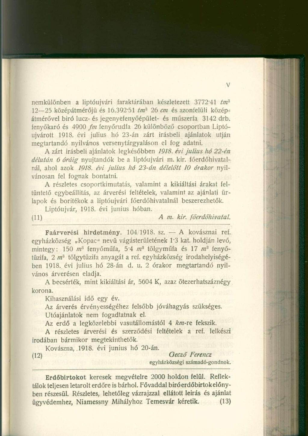 nemkülönben a liptóujvár i faraktárába n készletezet t 3772-4 1 tm 3 12 25 középátmérőj ü é s 16.
